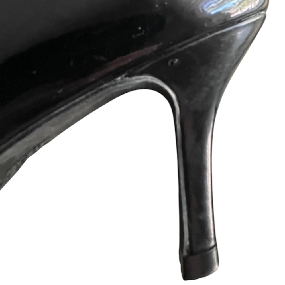 Comfort Plus by Predictions Black Patent Heels - Picture 9 of 9